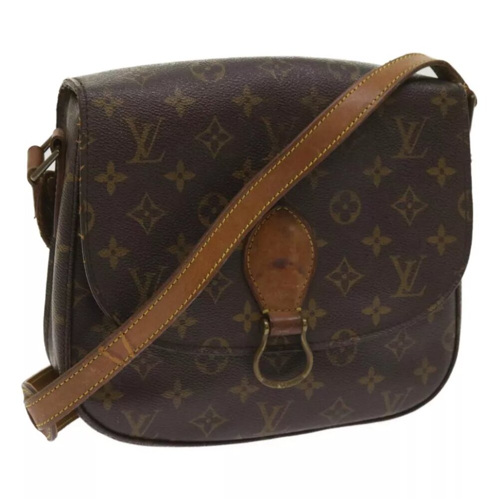 LOUIS VUITTON Monogram Saint Cloud GM Shoulder Bag